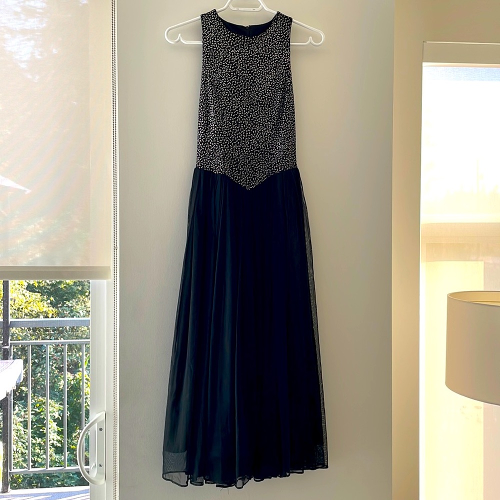 Vintage cocktail gala evening dress - Small-Medium